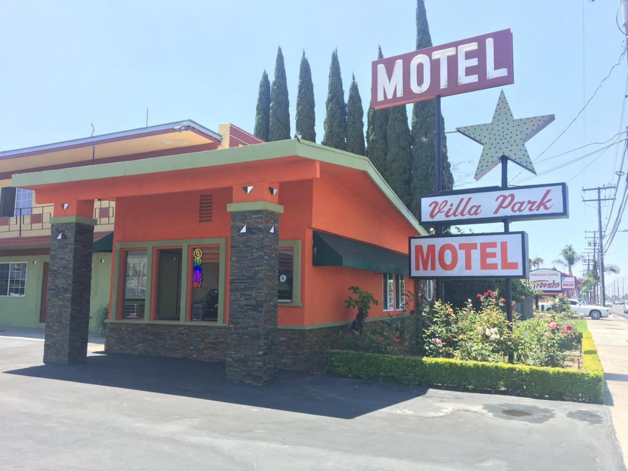 Villa Park Motel オレンジ エクステリア 写真